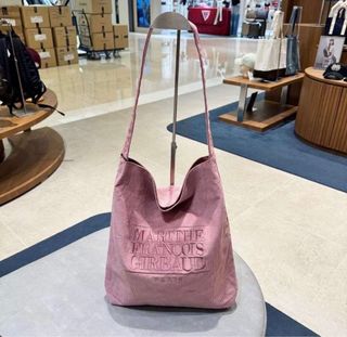 Marithe Francois Girbaud 經典標誌燈芯絨肩袋64205548551297110