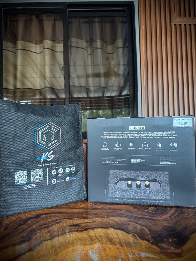 Marshall Killburn 2 Brandnew Sealed (Category: Soundbars, Speakers & Amplifiers) located in Quezon City. Submitted by NKG35 (Listing ID 1399019905, Image 3). Description: Fresh from Digital Walker Midnight Launch‼️ Grab these brandnew Marshall Speakers below SRP Limited stocks only! 🔥 🔊 Marshall Kilburn II – 2 pcs. available SRP: P15,990.00 Selling it for: P12,500.00 ✅ Brand new, sealed ✅ Great for audiophiles and gift-giving 📍 Meet-ups / COD 
