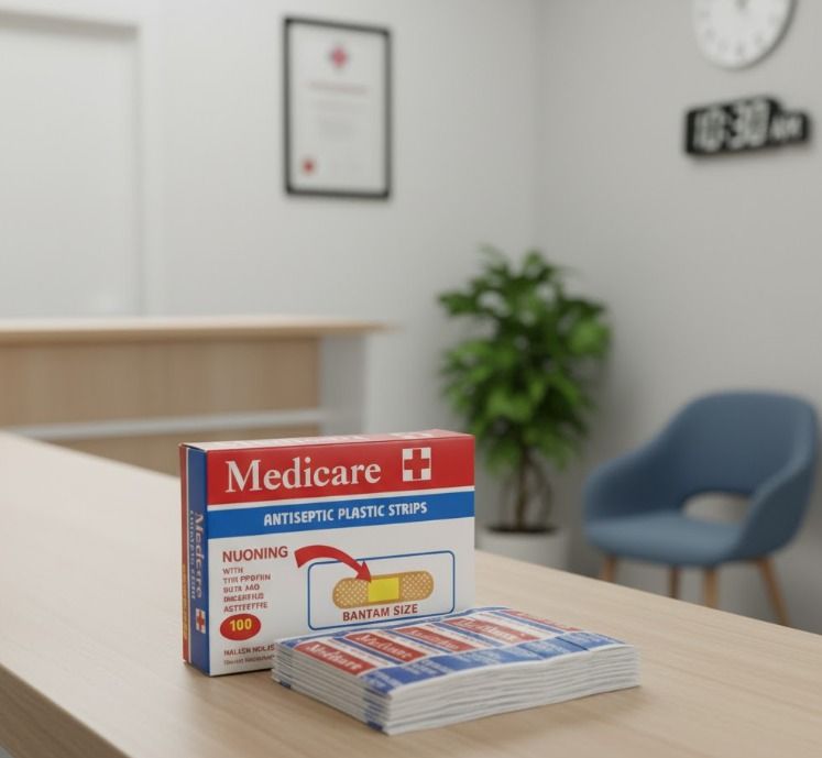 MEDICARE BAND AID 100'S (Category: Medical Supplies & Tools) located in Quezon City. Submitted by zyra26 (Listing ID 1398926411, Image 1). Description: .