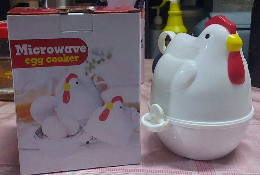 Microwave Egg Cooker (Category: Cookers) located in Manila. Submitted by galenkalej83763 (Listing ID 1398998968, Image 2). Description: - microwave egg cooker. - Includes cooker base and lid. - Cooks up to 4 eggs at once. - Perfect for quick and convenient egg cooking. Both for: 150 Hindi pa nagagamet but opened na yung box Natatambak lang sa Bahay Kaya for sale Pm for more info and can negotiate with price Delivery via lalamove (First time selle