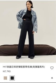 MIT 美圖 日常舒彈鬆緊帶長褲64205548209410110