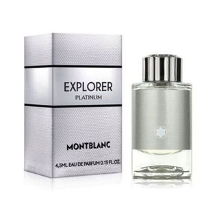Montblanc Men's Explorer Platinum EDP Spray 0.15 oz Fragrances [Niche] [Most Comprehensive Online] [Pre-Order from Overseas]64196296698753110