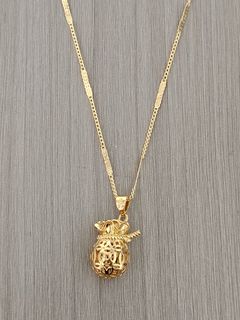 Necklace✨錢袋金色頸鍊64198645551363110