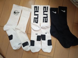 Nike Elite 運動襪 cotton blend cushion crew socks size L 不完美平放$88/364200820326402110