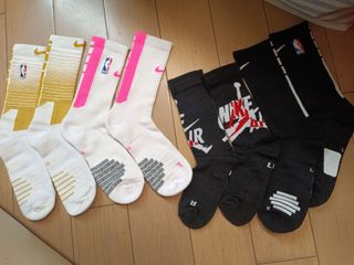 Nike NBA Jordan 運動襪 size L special $188/4pairs64201238214402110