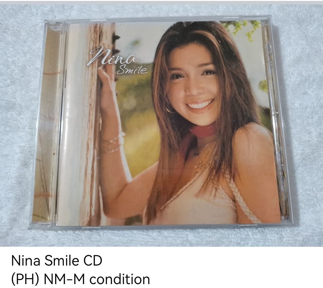 Nina CD (unsealed) (Category: CDs & DVDs) located in Dangcagan. Submitted by cd_haven5 (Listing ID 1398893127, Image 3). Description: Nina Heaven Special Edition CD (PH) M condition - 1700 + SF Nina Smile CD (PH) NM-M condition - 1000 + SF Nina Live CD (PH) VG-NM condition - 2000 + SF Nina Featuring The Hits Of Barry Manilow Special Limited Edition 2CD (PH) M/NM condition - 1000 + SF Nina Sings The Hits Of Diane Warren 2CD (PH) M/NM condition - 1