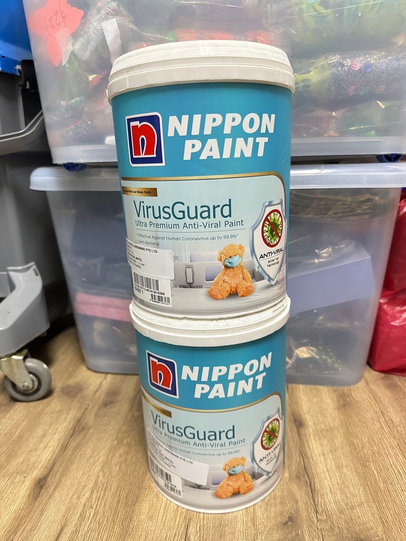 Nippon Paint VirusGuard Ultra Premium Anti-Viral Paint, Furniture & Home  Living, Home Improvement & Organisation, Home Improvement Tools &  Accessories on Carousell