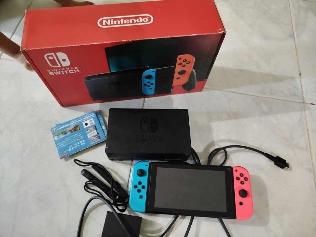 Nitendo switch (Category: Nintendo) located in Calamba. Submitted by terrible22 (Listing ID 1398917356, Image 1). Description: Forsale: Nitendo switch Bought in japan Good condition 8500php.