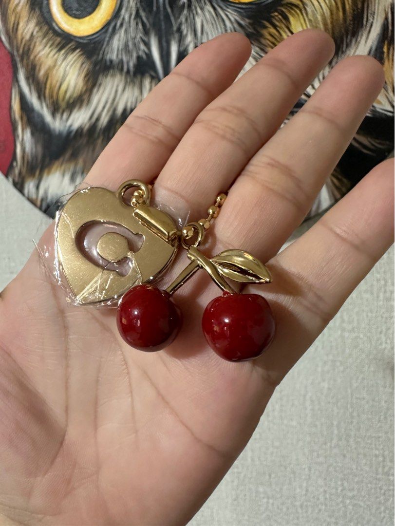 Original Coach Cherry Bag & C Heart Charm (Category: Other Accessories) located in Quezon City. Submitted by mustlovebagsbymarianne (Listing ID 1397604518, Image 1). Description: 💯Orig and Brand New Coach Cherry Bag & C Heart Charms ▫️BUY NOW, PAY LATER with your BDO Credit Card ▫️INSTALLMENT up 36 months ▫️Major Credit Cards Accepted ▫️GGIVES ▫️LAYAWAY up to 2 months ✅ Self Pickup 📍Loc: Quezon City 🛵 Lalamove/Grab Ready 📦 Ships via LBC and J