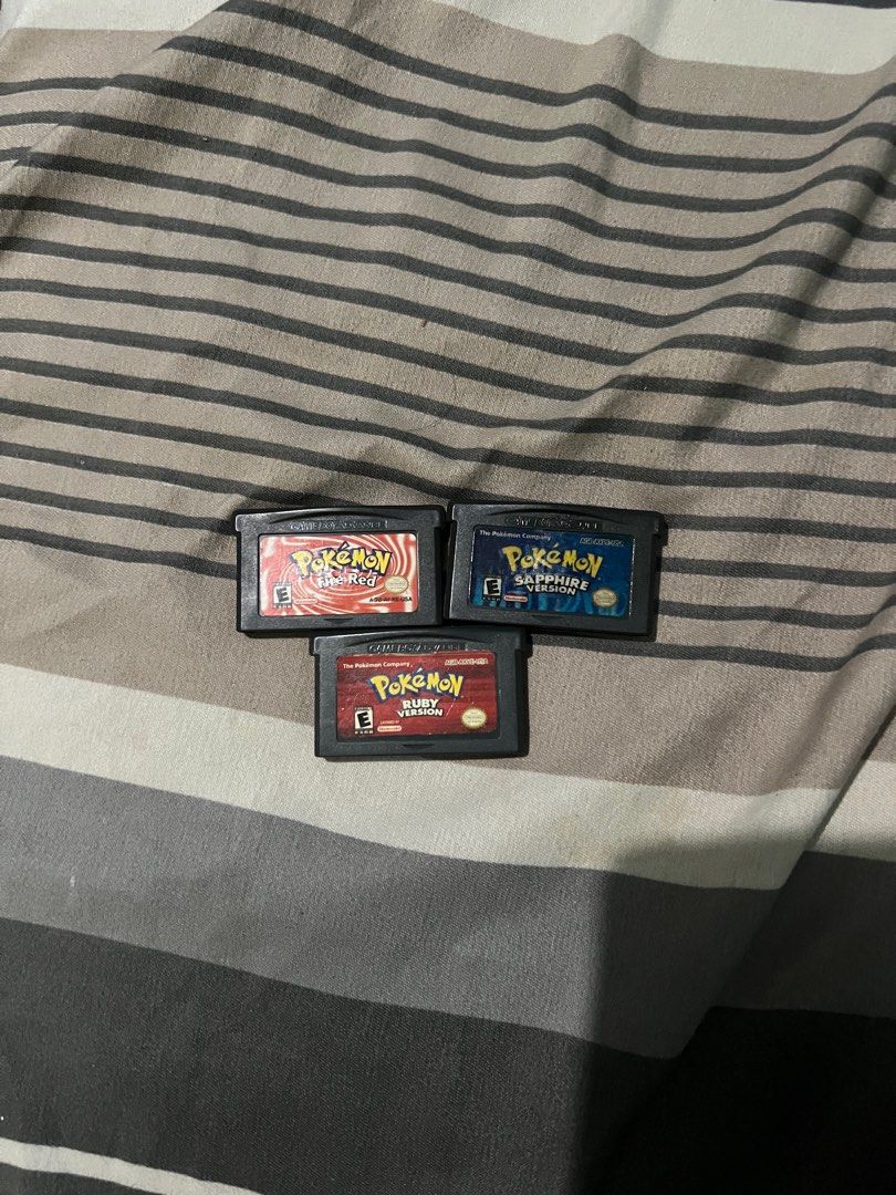 Pokemon FireRed, Sapphire, Ruby Game Boy Advance (Category: Nintendo) located in Manila. Submitted by fflackoo24 (Listing ID 1398937046, Image 1). Description: take all 700 .
