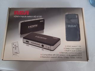 RCA HDMI 4 Input Switcher HD-410064205549635585110