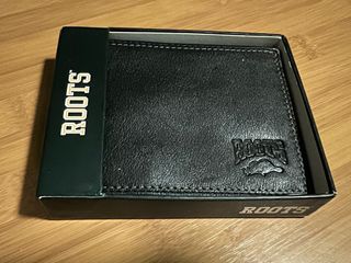 Roots Genuine Leather RFID-safe Wallet 真皮銀包64202895363074110