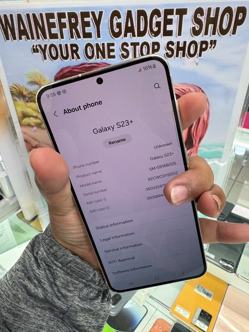 Samsung S23+ 8/512gb (Category: Samsung) located in San Juan City. Submitted by wainefreygadgetshop (Listing ID 1398919550, Image 2). Description: Samsung S23+ 8/512gb (SEARCH MO NALANG FULL SPECS) ALL GOODS AT WORKING NO HIDDEN ISSUE NO REPAIR HISTORY BATTERY Makunat CAMERA MALINAW PEDE PANG BACK UP PHONE Test to sawa bago bayaran SEARCH NYO NALANG FULL SPECS BAWAL SA MAARTE MAKINIS PEDE SA MAARTE !BAWAL SA NAG IINARTE. MAGBASA KA MUNA BAGO KA M