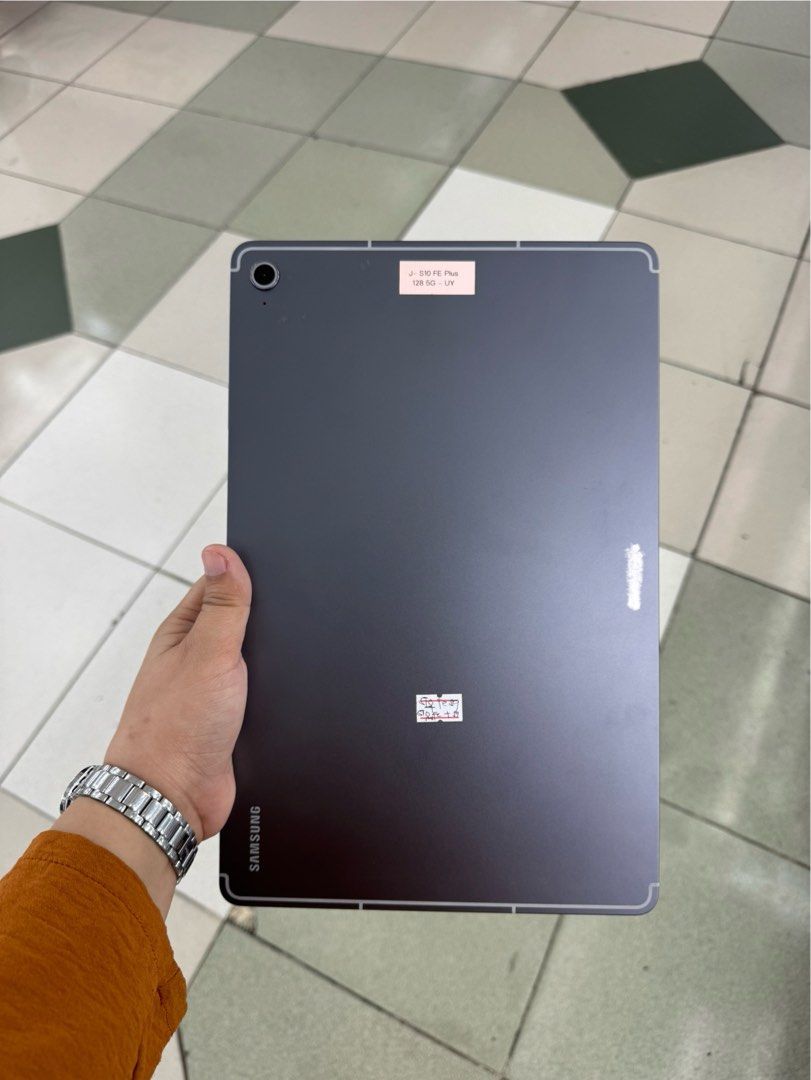 Samsung Tab S10 FE + 5G 128gb FU NTC (Category: Android) located in San Juan City. Submitted by javedsgadgetshop (Listing ID 1399028130, Image 1). Description: INSTALLMENT OPTIONS : SPAY LATER / GGIVES / CREDIT CARD! WE BUY AND SELL SO PWEDE MAGBINTA OR SWAP ! Quick Specs : 💵 Samsung Tab S10 FE+ 5G •128gb •NTC Variant •Good batt health •Factory Unlock •98% Smoothness •No hidden issue | No Repaired •100% Authentic | Not Refurbished •w/ OEM Charge