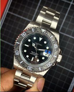 ❮定製❯Seiko mod ﻿ 精工NH35機械機芯 40mm﻿ 904L精鋼錶帶 附送精美錶盒64204302619906110