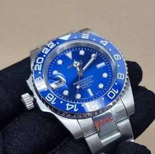 【訂制】SEIKO MOD藍圈藍面左霸 搭載精工NH35機械機芯 40mm 904L精鋼 藍寶石玻璃面 附送精美錶盒64202895229315110
