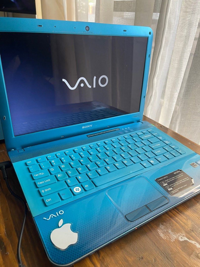 Sony Vaio (Blue) (Category: Laptops & Notebooks) located in Makati City. Submitted by esila.essentials (Listing ID 1398885462, Image 1). Description: Sony Vaio (Blue) Model PCG-61315L Intel Core i3 4GB RAM upgraded to 120GB SSD 14 inch screen Windows 10 Pro Included: original charger Max price: P5,500 Location: Acacia Estates Taguig.