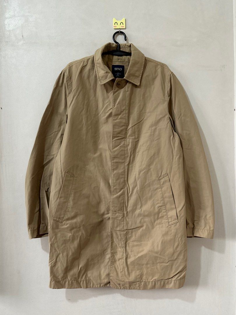 SPAO Trench Coat Men XL (Category: Coats, Jackets and Outerwear) located in Balanga. Submitted by winterlab_ph (Listing ID 1398876736, Image 2). Description: 20 34.