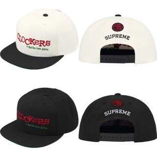 Sup X 40聯名Acres Clockers 6-Panel 聯名款刺繡字母6片帽棒球帽64202273944323110