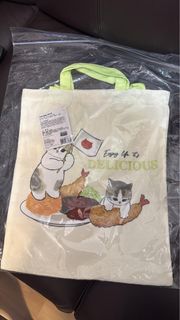 Tote Bag 貓咪壽司圖案 手提袋64202087560578110