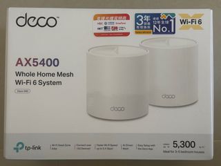 TP-Link Deco x60 AX5400 Wi-Fi 6 mesh router two-pack64196897940099110