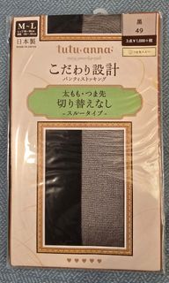 tutu-anna 日本製黑色絲襪（size M-L）64197535043330110