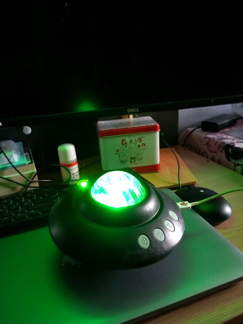 UFO galaxy stargaze music lights projector (Category: Lighting & Studio Equipment) located in Quezon City. Submitted by ana-chan (Listing ID 1398959161, Image 1). Description: 2pcs available It can connect to a device via Bluetooth to play music. 📍 Loc: Sauyo, QC Can do same day delivery; or any of your prefer courier AVAILABLE AS LONG AS POSTED 🫰.