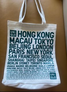 🧡Want to change color 💚Uniqlo city map canvas bag64195649940355110