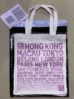 Uniqlo 城市限定版環保袋(紫色)64203087274498110