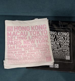 Uniqlo袋 Uniqlo環保袋 Uniqlo香港20週年限定版手提袋 Uniqlo Tote Bag64204046183425110