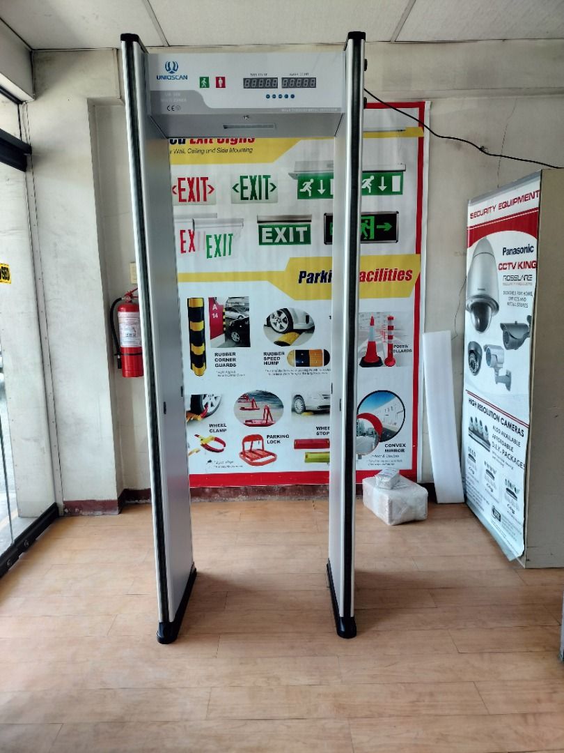 Uniqscan metal detector pin point body scanner walk through metal ...