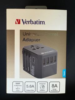 全新 Verbatim Universal Travel Adaptor 萬用旅行轉接頭64197336877697110