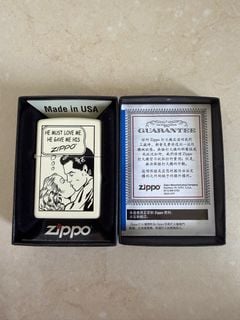 Zippo 打火機 美國製造 情侶圖案64196300198531110