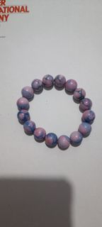 13mm松石伴生紫羅蘭粉紫色系圓珠手鍊64207022920577110