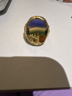 18K 金日本設計師井口美一城堡風景戒指64213440571393110