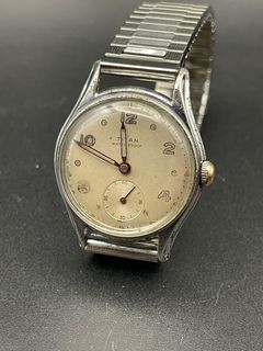 1940s 30mm Vintage Titan 小三針 上鏈 軍錶 Swiss Watch64218033582210110