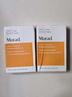 [有2支，每支$12] Murad Vita-C Glycolic Brightening Serum 維他命C亮白精華5ml sample 試用裝/旅行裝64219704379011110