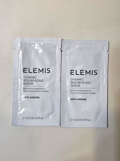[2 packs, $3 per pack] Elemis Dynamic Resurfacing Serum [2 packs, $3 per pack] Elemis Dynamic Resurfacing Gel Mask Radiance Renewal Serum 2ml sample trial/travel size64219704501250110