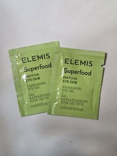 [有2包，每包$3] Elemis Superfood Matcha Eye Dew 超能量滋養抹茶眼霜 1ml sample 試用裝/旅行裝64219701758209110