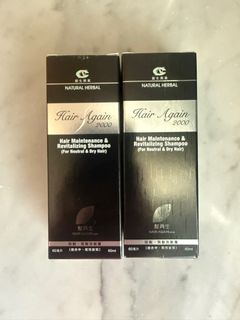 $25 / 2支 Natural Herbal Hair Again 2000髮再 生防脫、育髮洗髮露(適合中、乾性髮質)60mlx2支64208959783811110