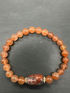 7mm紅兔毛手串配10x15mm紅膠花貔貅(滿$500包順豐智能櫃)64216904215170110