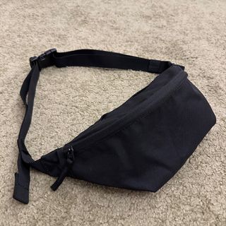 95% NEW - MUJI Black Fanny Pack Purses & Pouches Unisex - 灣仔交收/順豐64215240965633110