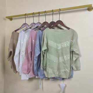 成人女裝上衣 只售米白色 均碼 50-65KG $79/件64207449948290110