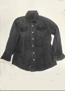 洗水灰黑牛仔恤衫／外套64208115923843110