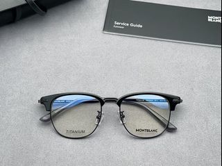 💎誠信賣家💎萬寶龍半框光學鈦鏡64208762285571110