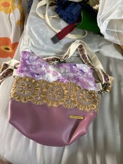 紫色花卉斜挎包64209179969411110