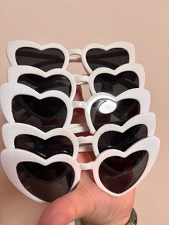 白色愛心太陽眼鏡64209855036290110