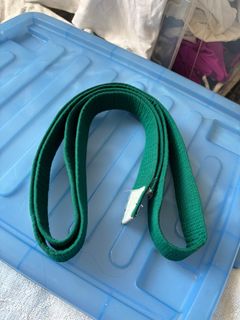 綠色及黃色武術腰帶64210291465346110