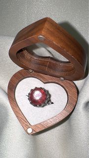 Red Cloud Mica Crystal Statement Ring đ64210510210049110