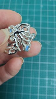 鏤空銀色戒指64210509824131110